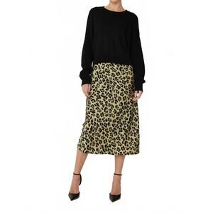 NEW JS71 willow sweater and slip midi dress set in black olive